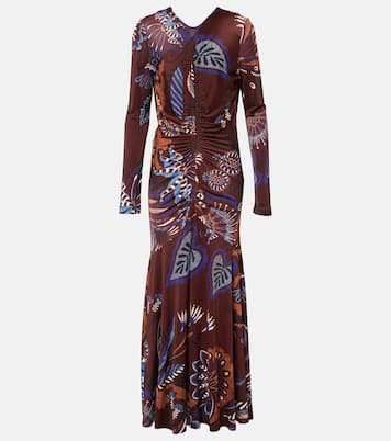 Delicate Garden ruched maxi dress | Farm Rio