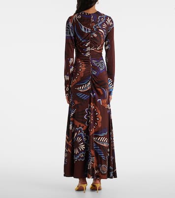 Delicate Garden ruched maxi dress | Farm Rio