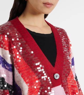 Cardigan a righe con paillettes | Farm Rio