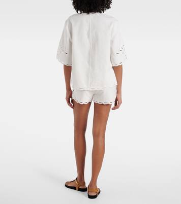 Blusa Shana in sangallo di cotone | Marant Etoile