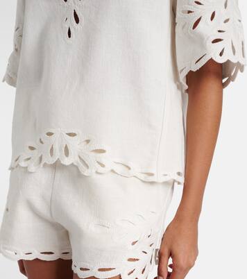 Blusa Shana in sangallo di cotone | Marant Etoile