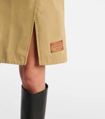 Falda envolvente de sarga de algodón | Acne Studios