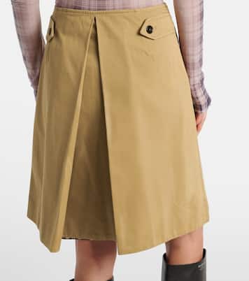 Falda envolvente de sarga de algodón | Acne Studios