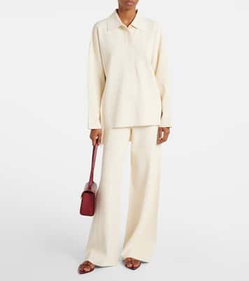 Pantaloni a gamba larga Assiro in crêpe | Max Mara