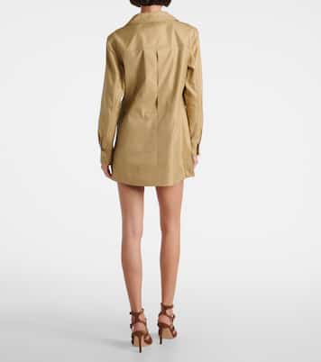 Abito corto Safari in cotone e seta | Tom Ford