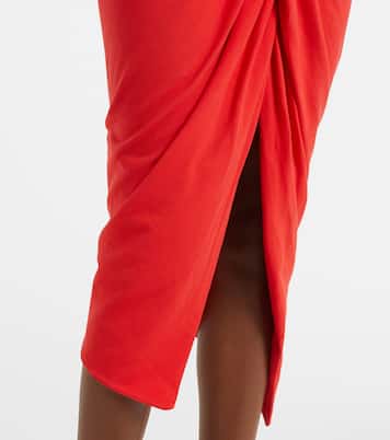 Abito midi Pulling in cotone asimmetrico | Vivienne Westwood