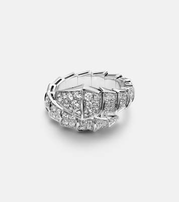 Bague Serpenti Viper en or blanc 18 ct et diamants | Bvlgari