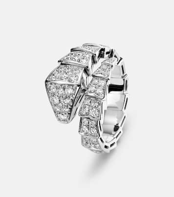 Bague Serpenti Viper en or blanc 18 ct et diamants | Bvlgari