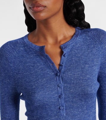 Camiseta con botones Anges de cachemir, seda y cáñamo | Gabriela Hearst