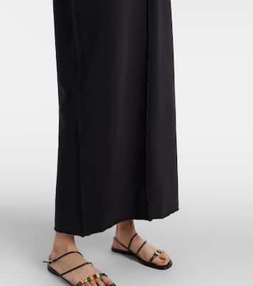 Abito lungo Hal in cotone | Khaite
