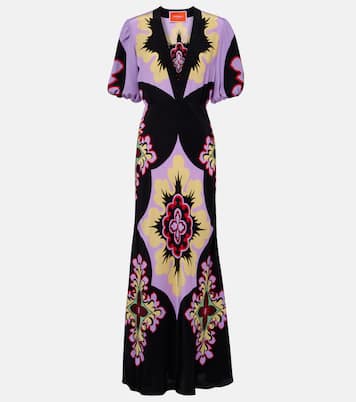 Maxikleid Marlene Placée aus Seide | La DoubleJ