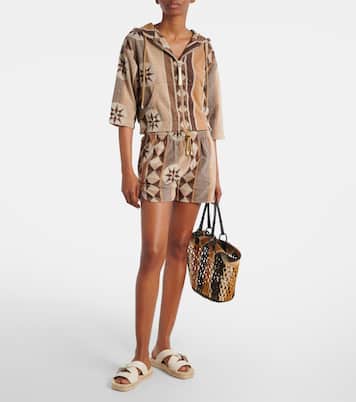 Paula's Ibiza Bedruckte Shorts aus Frottee | Loewe