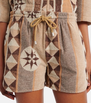 Paula's Ibiza Bedruckte Shorts aus Frottee | Loewe