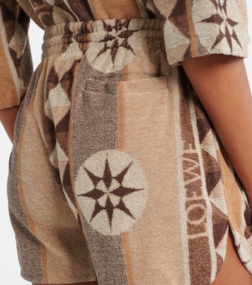 Paula's Ibiza Bedruckte Shorts aus Frottee | Loewe