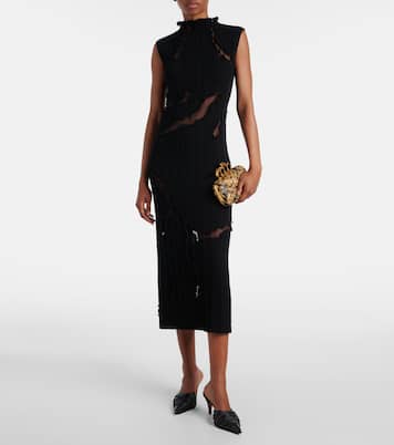 Verzierte Clutch Knuckle Small aus Leder | McQueen