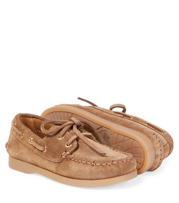 Segelschuhe Cruise aus Veloursleder | Golden Goose Kids