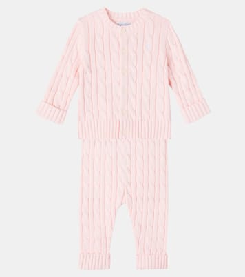 Set aus Cardigan und Hose aus Baumwolle | Polo Ralph Lauren Kids