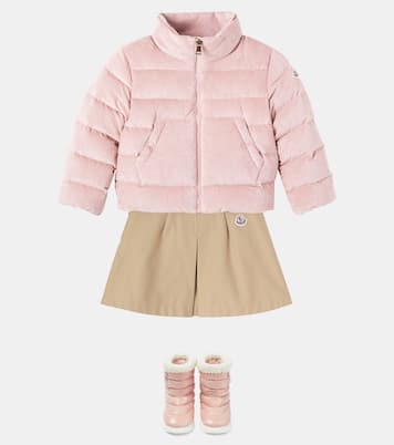 Daunenjacke Marth aus Cord | Moncler Enfant