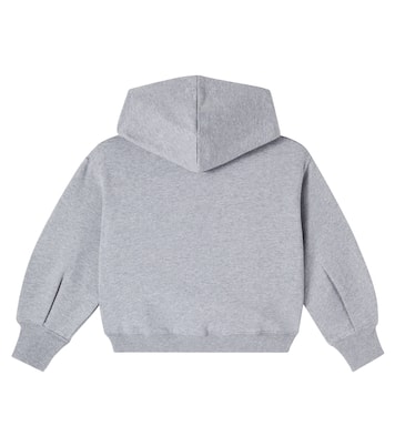 Logo cotton fleece hoodie | Chloé Kids