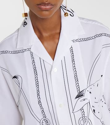 Chemise Jean printed cotton shirt | Jacquemus