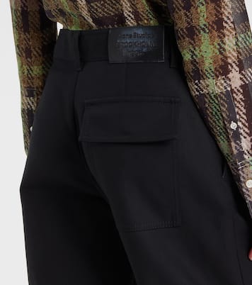 Pantalones en satén de algodón | Acne Studios