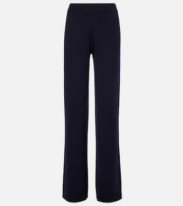 Wool and cashmere straight pants  | Jardin des Orangers