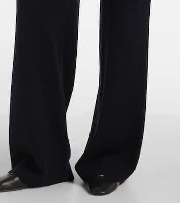 Wool and cashmere straight pants  | Jardin des Orangers