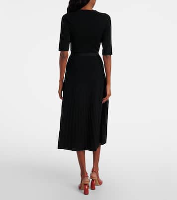 Vestido midi Elthea de punto | Veronica Beard
