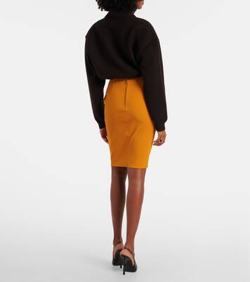High-rise pencil skirt | Saint Laurent
