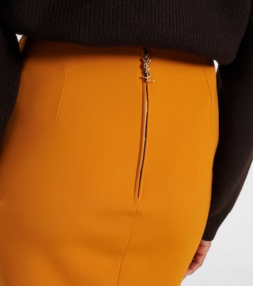 High-rise pencil skirt | Saint Laurent
