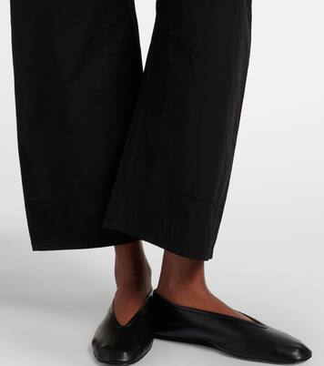 Kyoto cropped cotton wide-leg pants | Leset