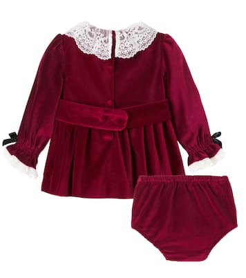 Baby Set aus Kleid und Höschen  | La Coqueta