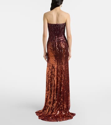 Lior缀饰紧身胸衣式长礼服 | Jenny Packham