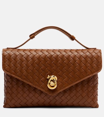 Knot Lock leather top-handle bag | Bottega Veneta