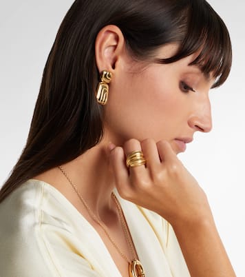 Pendientes Labyrinth de oro de 18 ct (750/1000) | Pamela Zamore