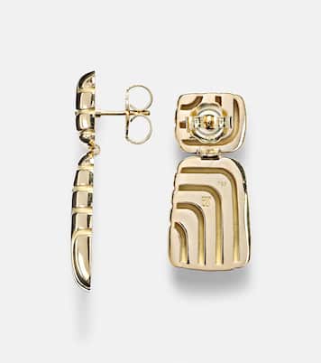 Pendientes Labyrinth de oro de 18 ct (750/1000) | Pamela Zamore