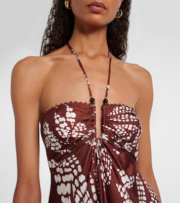 Carla printed maxi dress | Poupette St Barth