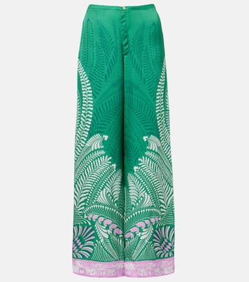 Bedruckte High-Rise-Hose Clea | Poupette St Barth