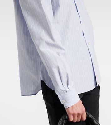 Striped cotton poplin shirt | Saint Laurent