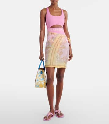 Spring Barocco beach cover-up | Versace