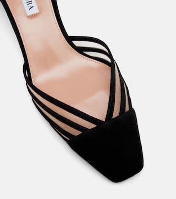 Escarpins Alana 35 en daim | Aquazzura