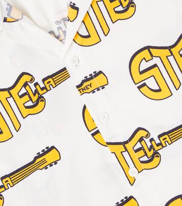 Chemise imprimée en coton à logo | Stella McCartney Kids