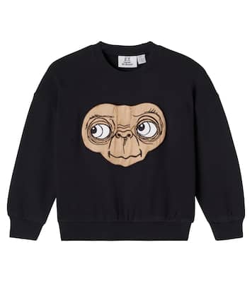 E.T. patch-appliqué cotton sweatshirt | Mini Rodini