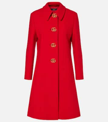 Double G wool coat | Gucci
