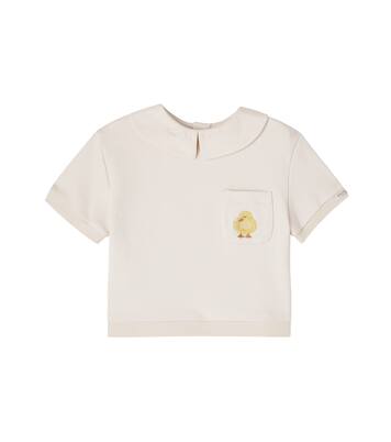 Baby Dientje embroidered cotton sweater | Donsje