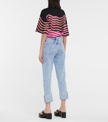 Le Piper high-rise straight jeans | Frame