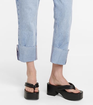 Le Piper high-rise straight jeans | Frame