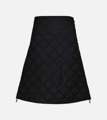 Falda de plumas de tiro alto | Moncler