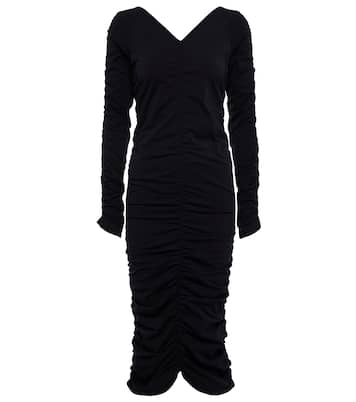 Ruched midi dress | Helmut Lang