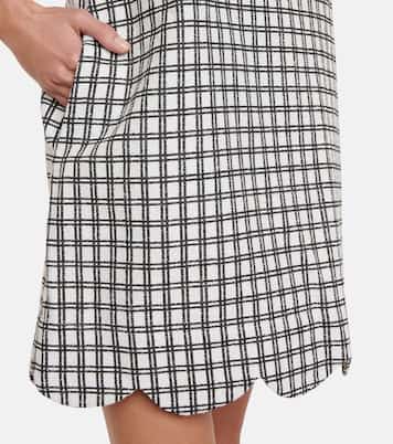 Scallop checked minidress | Lisa Marie Fernandez